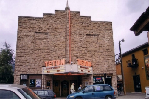Old Exterior of the Teton Theater