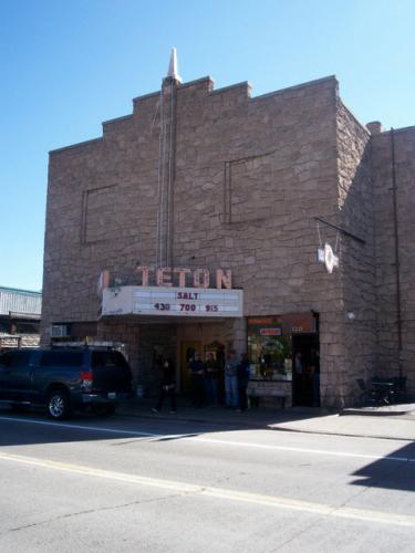 Outside the Teton Theater
